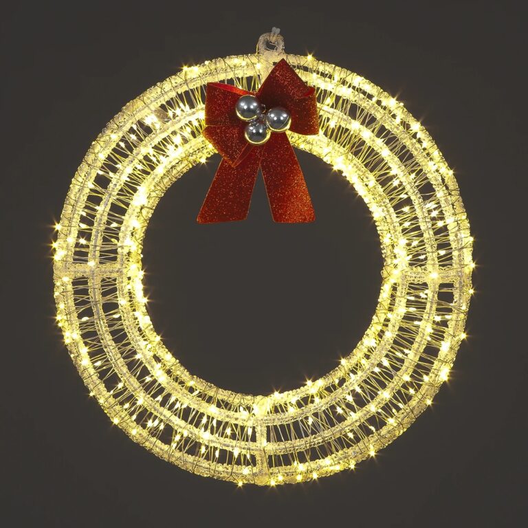 5029936984500 1 SnowTime Light Up Christmas Wreath.jpg